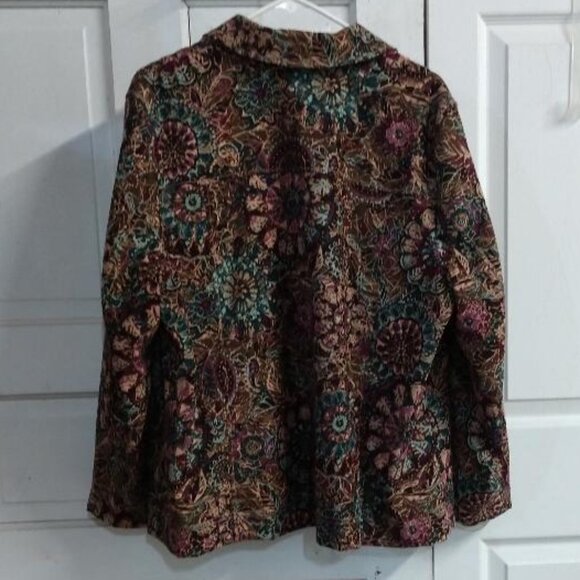 Koret Woman Multicolor Jacket - Size 16W - Picture 2 of 7
